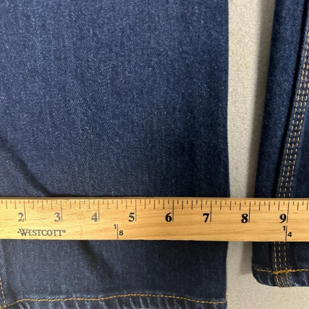 Banana Republic Mens Double Knee Carpenter Jeans 35X32 Straight Fit Dark Wash